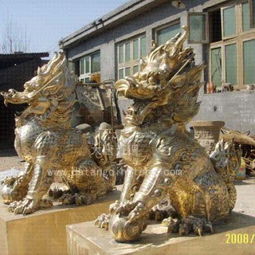 麒麟 铜麒麟 河北唐县铜麒麟供应商 唐县大唐青铜工艺品厂75375