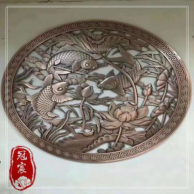 铝艺屏风欧式铝雕花隔断定做立体雕刻铝板隔断仿古铜装饰屏风厂家