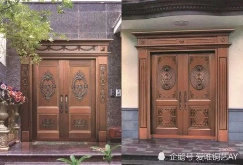 业主为什么喜欢别墅铜门铜装饰