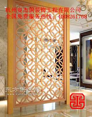 专业生产时尚美观 酒店铜屏风 酒店铜隔断批发 - 