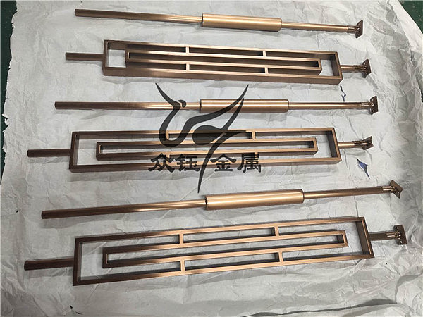 别墅装饰铜楼梯扶手栏杆 新型建材 质优价廉