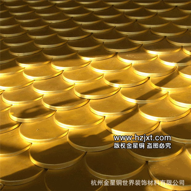 杭州金星铜世界寺庙铜装饰经典工程北京香山昭庙