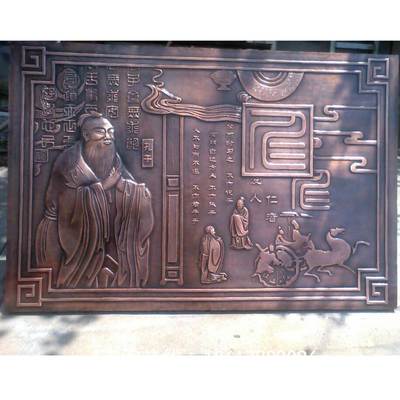 锻铜浮雕,校园浮雕文化墙,锻铜雕塑厂家