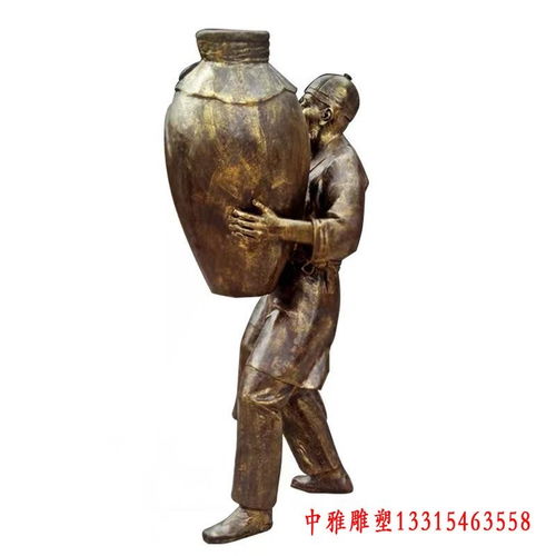别墅酒店铜雕塑装饰 宁波酒文化与锻铜艺术的融合